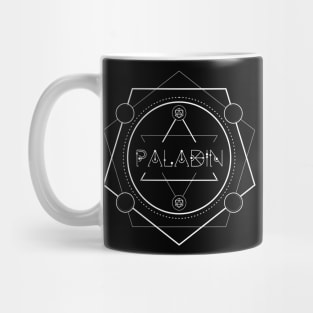 Paladin Character Class TRPG Tabletop RPG Gaming Addict Mug